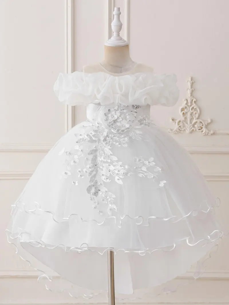 sachin and babi light blue dress Champagne Flower Girl Dresses main image 1