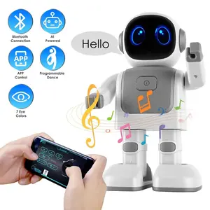 baby fashionAI Dancing Robot Toy Smart Interactive Learning Entertainment For Kids Wireless Music Programmable Moves Voice Assistant Slime Newborn Baby Stuff Baby Essentials