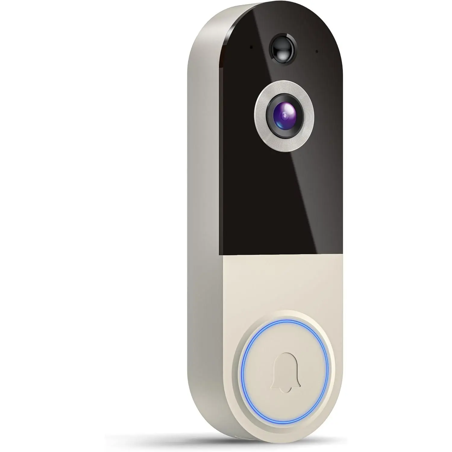 Lunelyx Lunely Wireless Video Doorbell Camera, Smart Outdoor Surveillance Cam, Live View, Cloud Storage, AI Human Detection, Instant Alerts, Night Vision, Two Way Audio, 2.4G WiFi Only