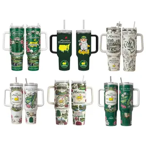 Masters Tournament Golf 2026 Tumbler 40oz with Handle, Augusta National Champions Golf Tumbler, Masters Tournament Golf 2026 Tumbler, Hot Cold Drink Cup