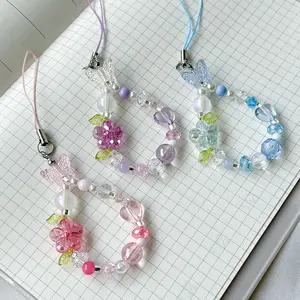 Cute phone charm, Trendy Phone chain Kawaii, Fairycore Kpop keychain, Y2K Fashion Journal Binder Planner Charm, party favor, gift for her