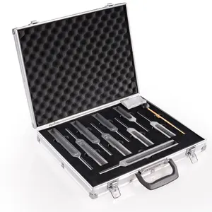 Tuning fork for healing set– 9-Piece Precision Metal Tuning Forks, Includes Standard & Special Frequencies, with Activator & Storage Case – Ideal for Calibration, Testing, and Instructional Use