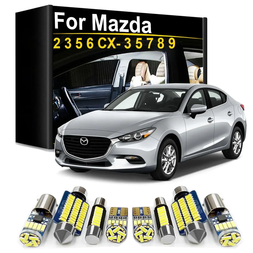 2026 New For Mazda CX3 CX5 CX7 CX8 CX9 2 3 5 6 1996- 2007 2008 2010 2014 2015 2016 2017 2018 2019 2020 2021 Interior LED Light Kit Canbus