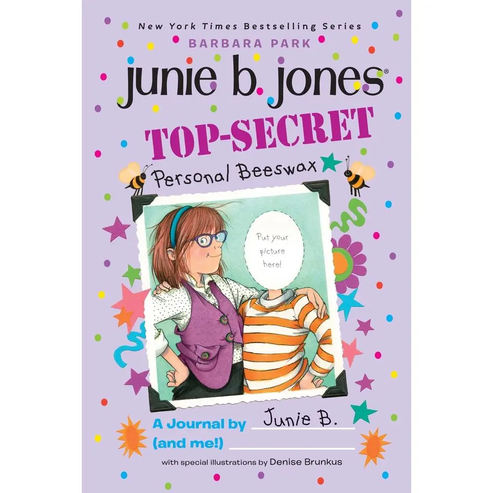 USED Book - Top-Secret, Personal Beeswax: A Journal by Junie B. (and Me!): An Interactive Activity Book for Kids by Park, Barbara (Hardcover) - english