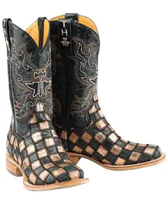 Tin Haul Women's Ooh La Western Boot Broad Square Toe - 14-021-0077-1383 Br