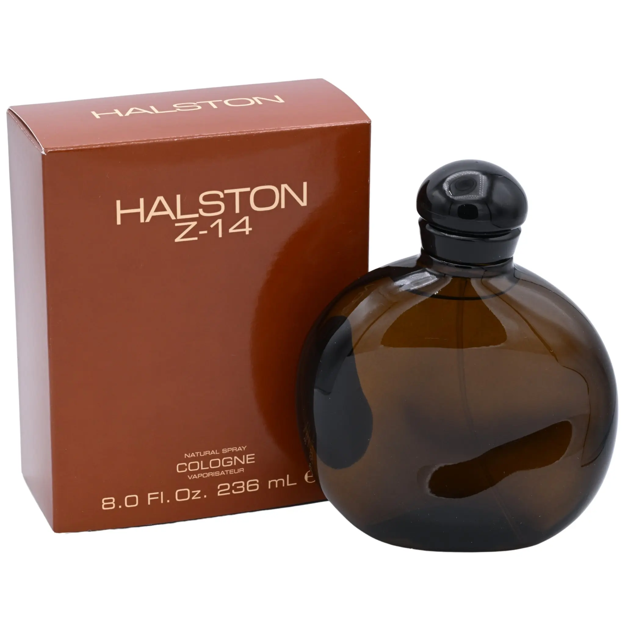 Halston Z-14 Men's Eau de Cologne Spray - 8.0 oz EDC, New in Box, Long-Lasting Citrusy Woody Musk Citrusy Fragrance with Lemon, Cedarwood, Cypress, Jasmine, Amber Notes