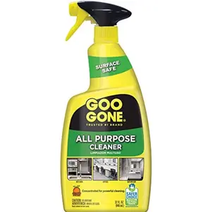 Goo Gone All-Purpose Cleaner Spray 12 oz Citrus Power Formula for Stickers Wax Glue & More Lemon Scented 3 Pack Cleaning Household Safe for Surfaces and Homes