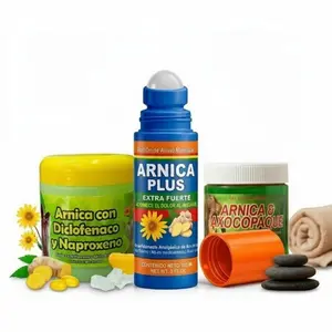 Ultimate Pain Relief Bundle: Arnica Rosemary Roll-On + Arnica & Axococpaque Gel 125g + Arnica Massage Balm 250g