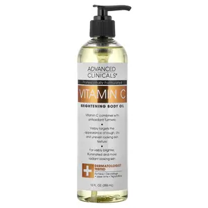 Advanced Clinicals Vitamin C, Brightening Body Oil, 12 fl oz (355 ml)