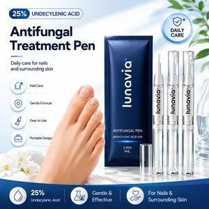 Lunavia 25% Maximum Strength Toe Nail Care Pen - Extra Strength Recovery Solution for Discolored, Thick, Damaged & Yellow Nails - Mess-Free Fast-Absorbing Portable Routine