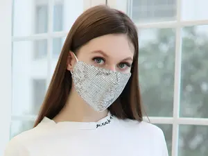 Multi Colors Face Mask Sequin. Washable, Adjustable, Breathable, Reusable Cotton Mask, Wedding Face Mask, Sequin Face Mask, Women Face Mask.