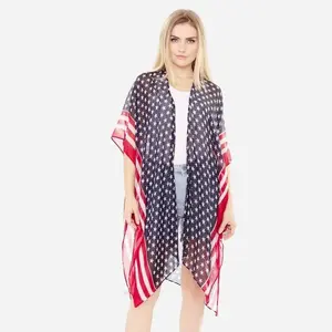 Womens Lightweight USA Kimono