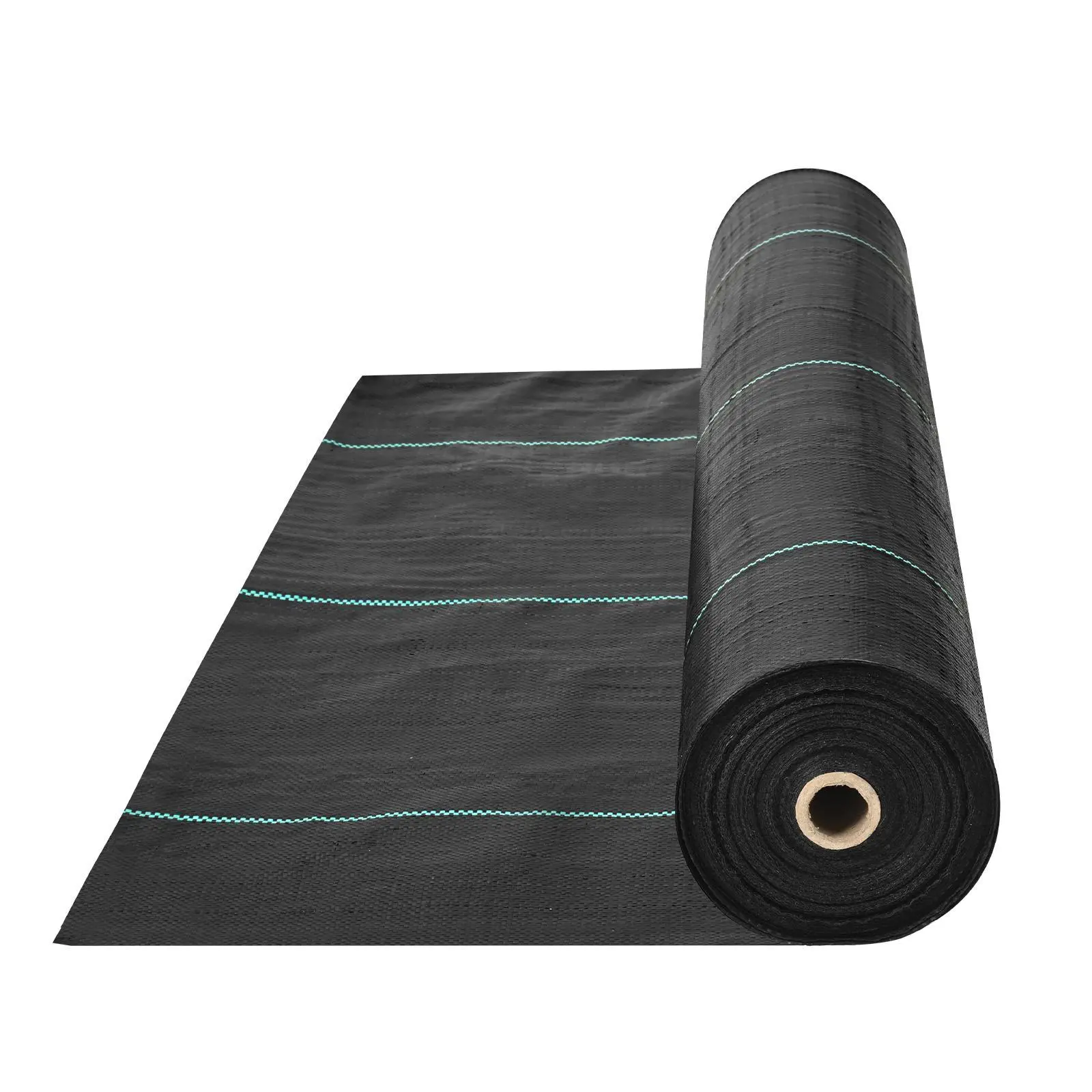 【FathersDayGift】VEVOR Weed Barrier Landscape Fabric,  , 3.28*164FT 2.95OZ Heavy Duty Garden Weed Fabric, Woven PP Weed Control Fabric, Driveway Fabric, Geotextile Fabric for Landscaping, Ground Cover, Weed Blocker Weed Mat, Black