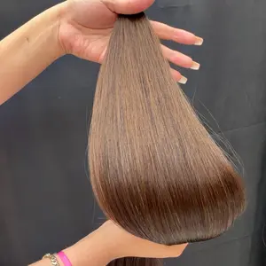 3 Brown Color Hair Extensions - Soft and Smooth Hair