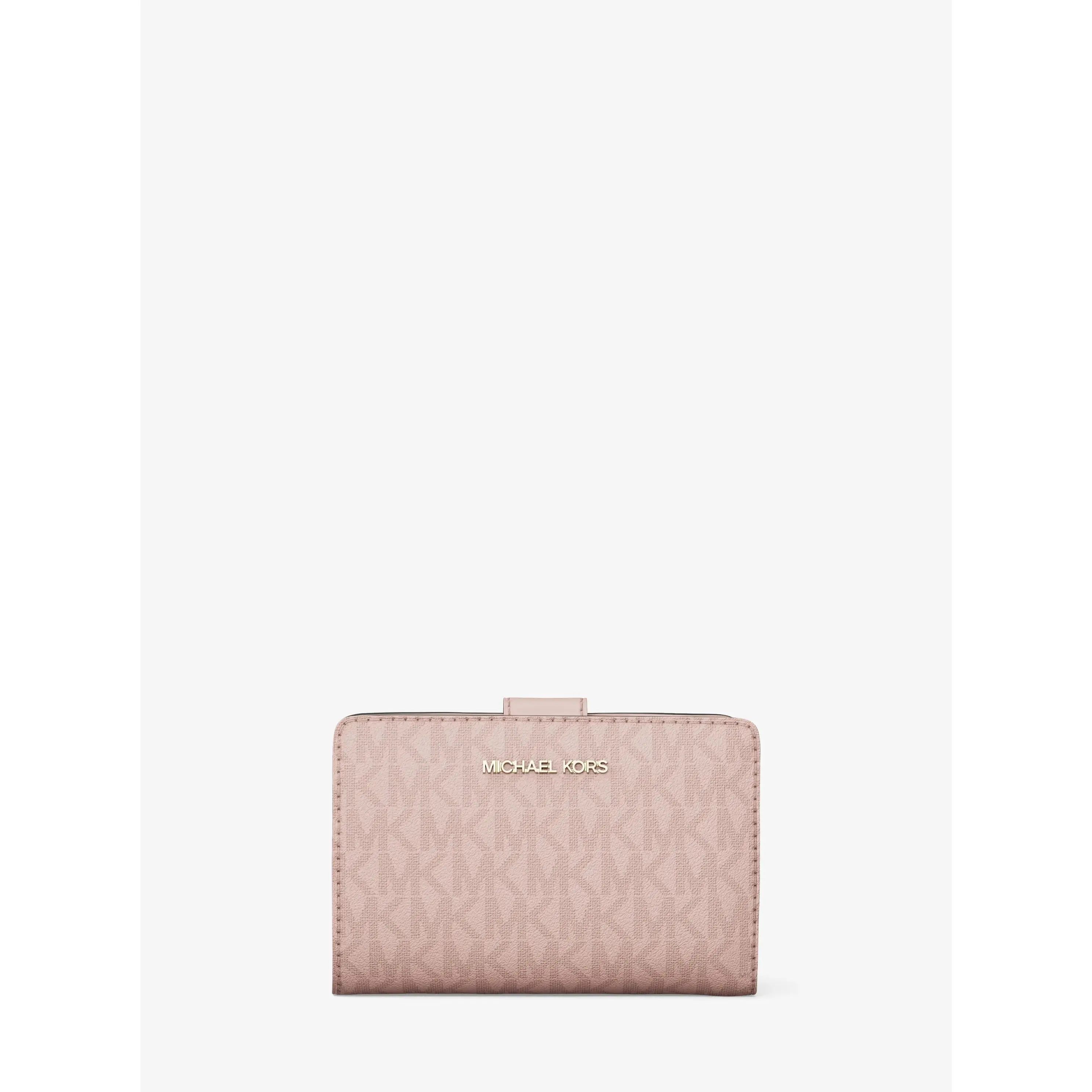 Jet Set Medium Signature Logo Bi-Fold Wallet