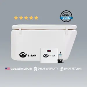 #1 Cold Plunge with Chiller | 2-Year Warranty | Angled Back | Titan Wellness