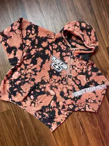 Men's XL Bleach Dye Hoodie