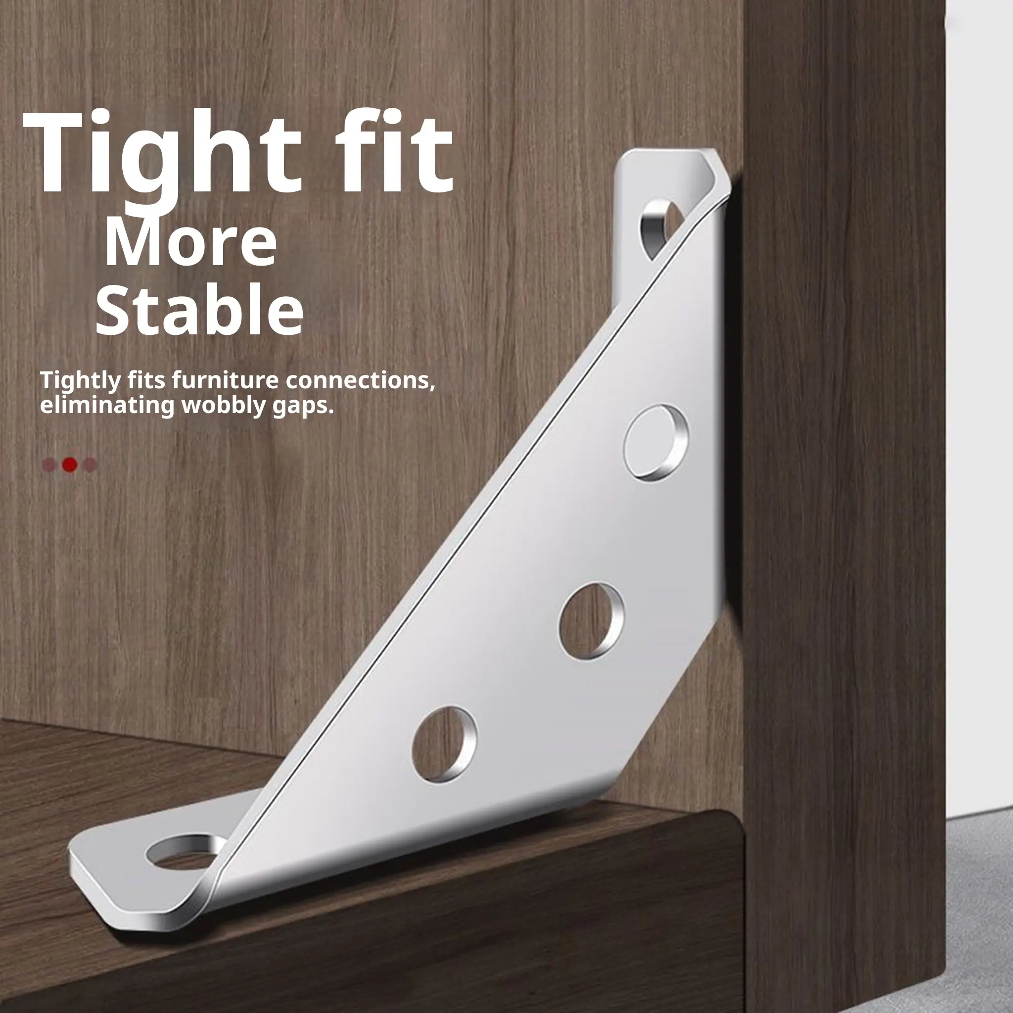 Angle Bracket for Wood Corner Bracket Metal Wood Brackets Stainless Steel Corner Brace Furniture Corner Connectors with Screws