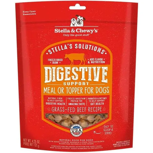 Stella & Chewy's Freeze-Dried Raw Dog Food for hip and joint - Cage-Free Chicken - Natural Solution for Cardiovascular Support & Energy - Premium Raw Nutrition - 4.25 oz.