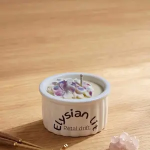 Petal drift candle