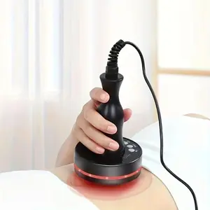 [Renhui] Father's Day Gift Electric Massager,portable relief Massage Brush with heating andvibration, 3000mAh long-lasting battery, full-bodycare, abdominal, leg, arm massage relaxation. abody care device suitable for women, the elderly,and athletes