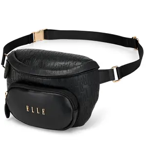 ELLE Wayfarer Vegan Leather Monogram Sling Bag
