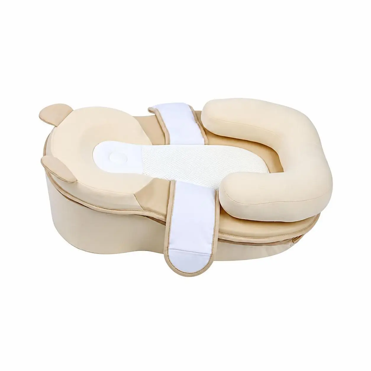 kvzkvz Baby Breastfeeding Nursing Pillow, Anti Overflow Feeding Support Pillow for Reducing Infant Spit-Up & Reflux, Hands-Free Safe Nursing Pillow with Fully Removable Washable Layers
