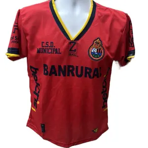 1 Camisa de Municipal Color Roja con amarillo