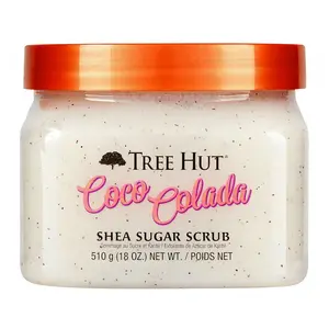 Tree Hut Scented Gentle Coco Colada Body Scrub, 18 Oz Exfoliating & Hydrating Sugar Exfoliator with Shea Butter & Essential Oils, Smooth Results for All Skin Types, Vegan Daily Skin & Body Care Gift for Women