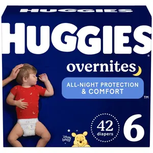 Huggies Disposable Overnight Diapers - Size 6 - 42ct Huggies Disposable Overnight Diapers - Size 6 - 42ct