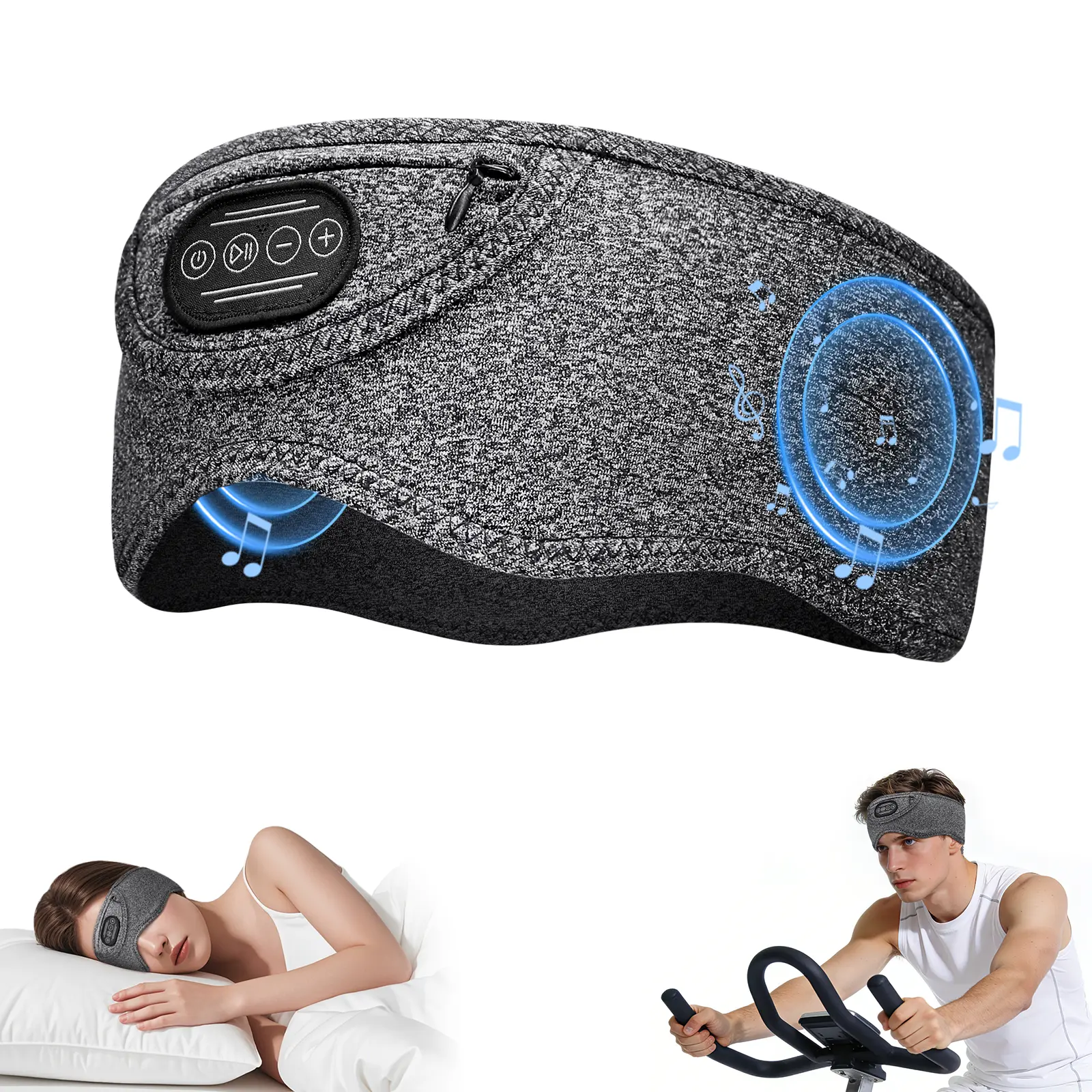 YN-10 Bluetooth Sports Headband Knitted Warmth for Music Calls & Outdoor Use Excellent Festival Gift for Valentine's Day & Mother's Day