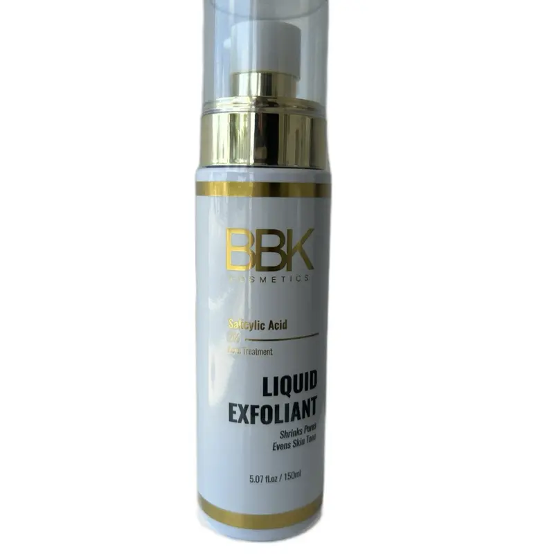 Salicylic Acid Liquid Exfoliant - Gently Apply Over Face & Neck Using Fingers or Cotton Pad - Avoid Eye Area - Post Cleansing & Toning Use