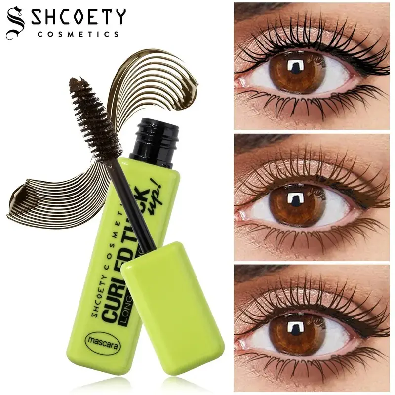 3 Pack 7D Waterproof Mascara Set - Long-Lasting Curled Thick Lashes, Smudge-Proof, Multi-Shade for All Makeup Looks backtoschool