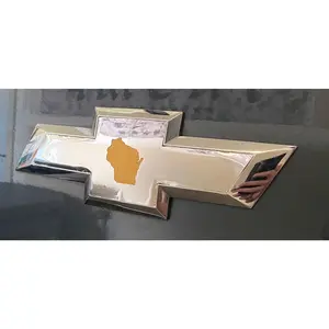 State Cutout Emblem Overlay for Chevy Silverado Truck USA - Front & Rear Emblem