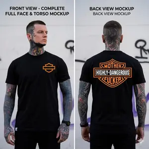 Trendy Motorcycle Shirt, Custom Harley-Inspired Graphic Tee, Bold 'Mother Highly Dangerous' Design, Father day shirt, Comfortable and Stylish Men’s Apparel