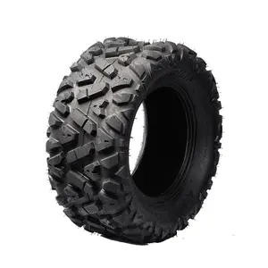 Suisuitong 25x10-12 Rear Tubeless Tire – All Terrain 250/65-12 25x10x12 ATV UTV Go Kart Quad Buggy Golf Cart Lawn Mower Drift Trike Tire, 6 PLY
