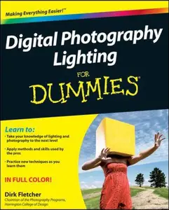USED Book - Digital Photography Lighting For Dummies by Dirk Fletcher (Paperback) - english