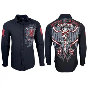 Xtreme Couture by Affliction Men's Button Down Shirt Brawl Cotton Menswear