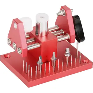 Watch Back Case Opener, Strap/Watch Back Remover Adjuster Workbench, Bracelet Adjustment Length Pry Case, Watch Repair Tool Set