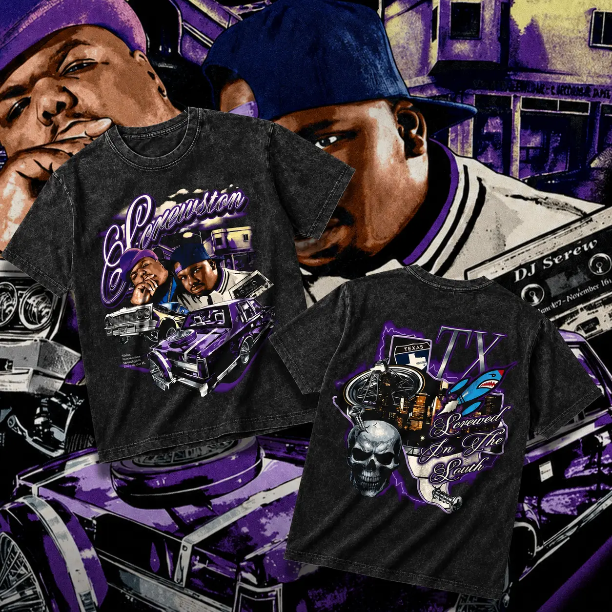 [Texans Revenge] Screwston TX Screwed In The South Texas Washed T-Shirt For Men, Graphic Vintage Acid Wash Heavy Cotton Tee, Streetwear Oversized Cowboys Texas Mexican Fans, Made In US