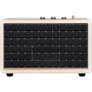 100W ()   Speaker for ,  Speaker with  5.4, TWS Paire, Stereo Sound with Bass/Treble Control, AUX and USB Input, Retro Speakers for , Room, Office,Party(White)