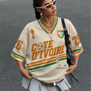 Côte D'Ivoire Soccer Jersey, Ivory Coast Retro Shirt, Custom Name Number Jersey, Elephants Football Fan Gift