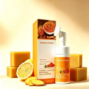 Daily Summer Skincare Kit – Turmeric Brightening & Deep Pore Cleansing Mousse Soap Gift Set