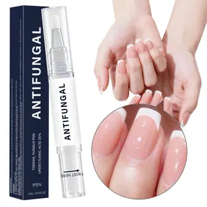 Strength Nail Renewal Pen - Restores Clarity for Discolored, Thick & Damaged Nails - Easy Brush Applicator A