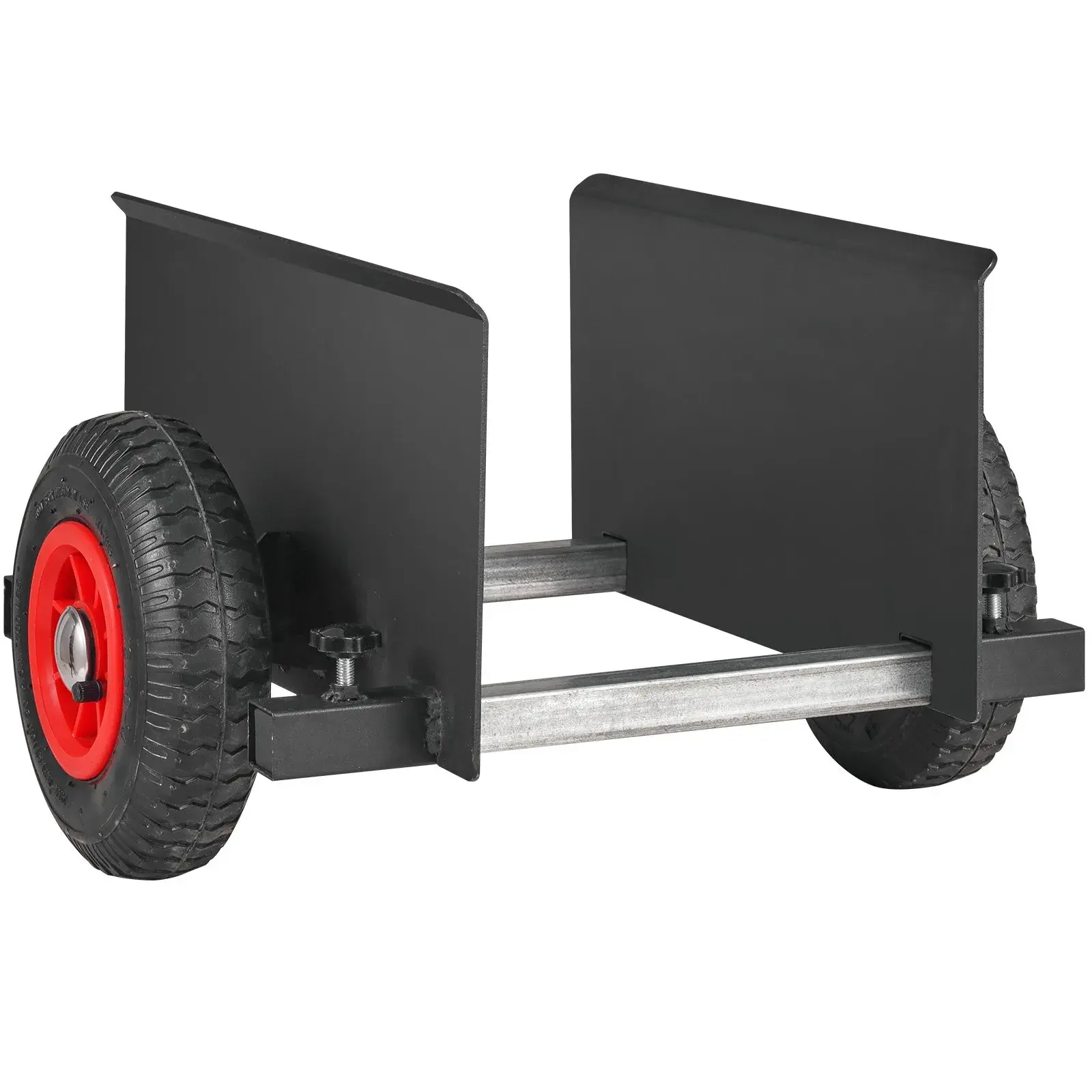 600LBS Capacity Panel Dolly - Heavy-Duty Drywall Mover with 8" Pneumatic Wheels, Adjustable Clamp Panel Cart for Drywall Sheets, All-Terrain Material Handling