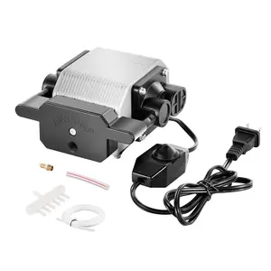 VEVOR Air Assist,  , Adjustable 30 L/min Airflow, Air Assist Pump Kit for Laser Cutter and Engraver, Clear Smoke and Dust, Reduce Surface Temperature, Shield Laser Lens, for Laser Engraving Wood Metal