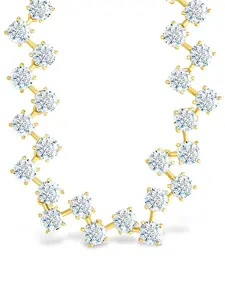 Carson Adjustable CZ Tennis Bolo Necklace