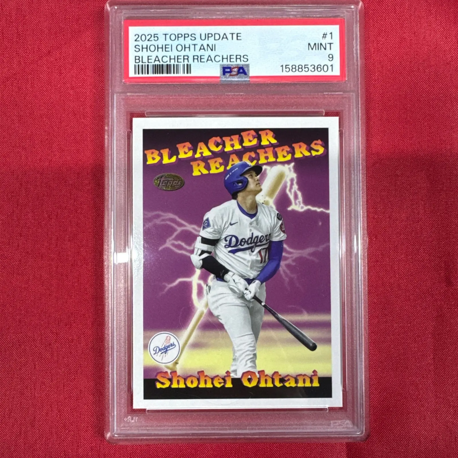 2025 Topps Update Series - Shohei Ohtani - Bleacher Reachers #BR-1 - LA Dodgers