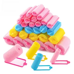 29pcs Foam Sponge Hair Rollers, Flexible Heatless Hair Styling Curlers for Hairdressing & Haircare