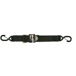 Boat Buckle  2.0 in. x 10 ft. Pro Series Kwik-Lok Gunwale Tie-Down, Black